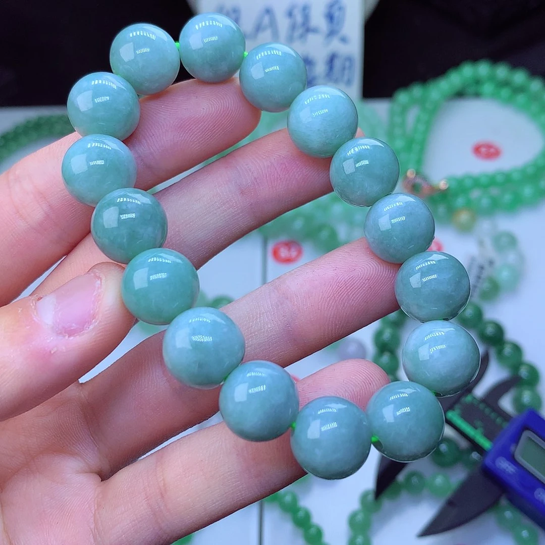 翡翠毛衣链未镶嵌