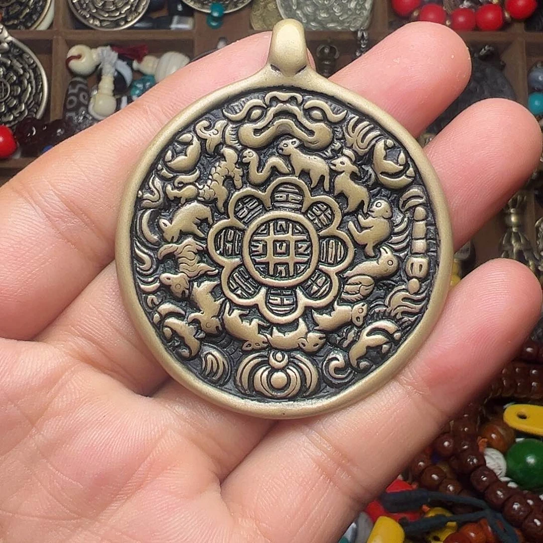 桃核吊坠九宫吊坠