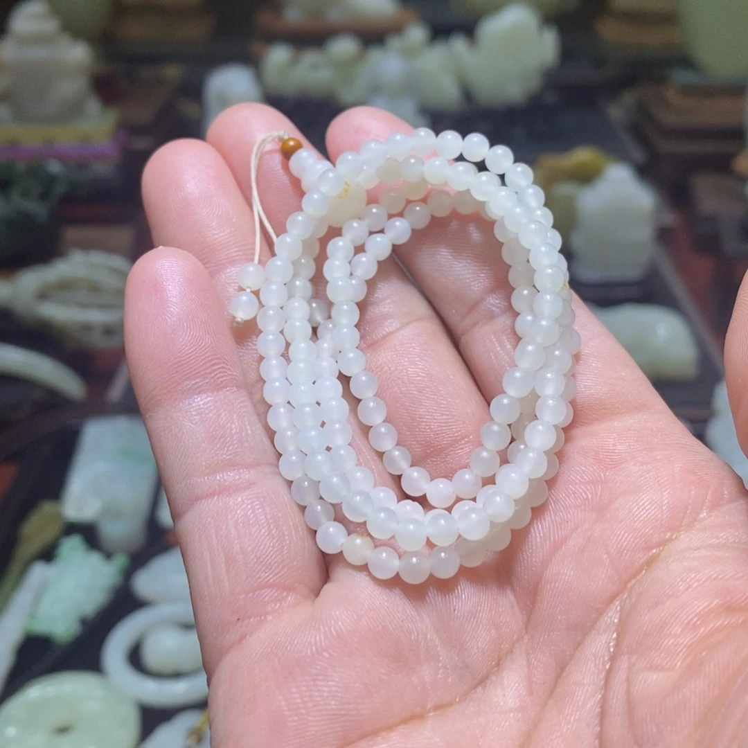 和田玉挂件未镶嵌烟**朦