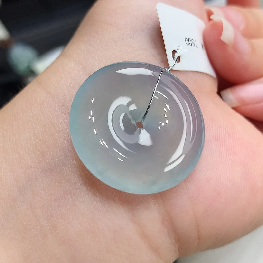 翡翠未镶嵌胸饰翡翠92，26.3/5.3