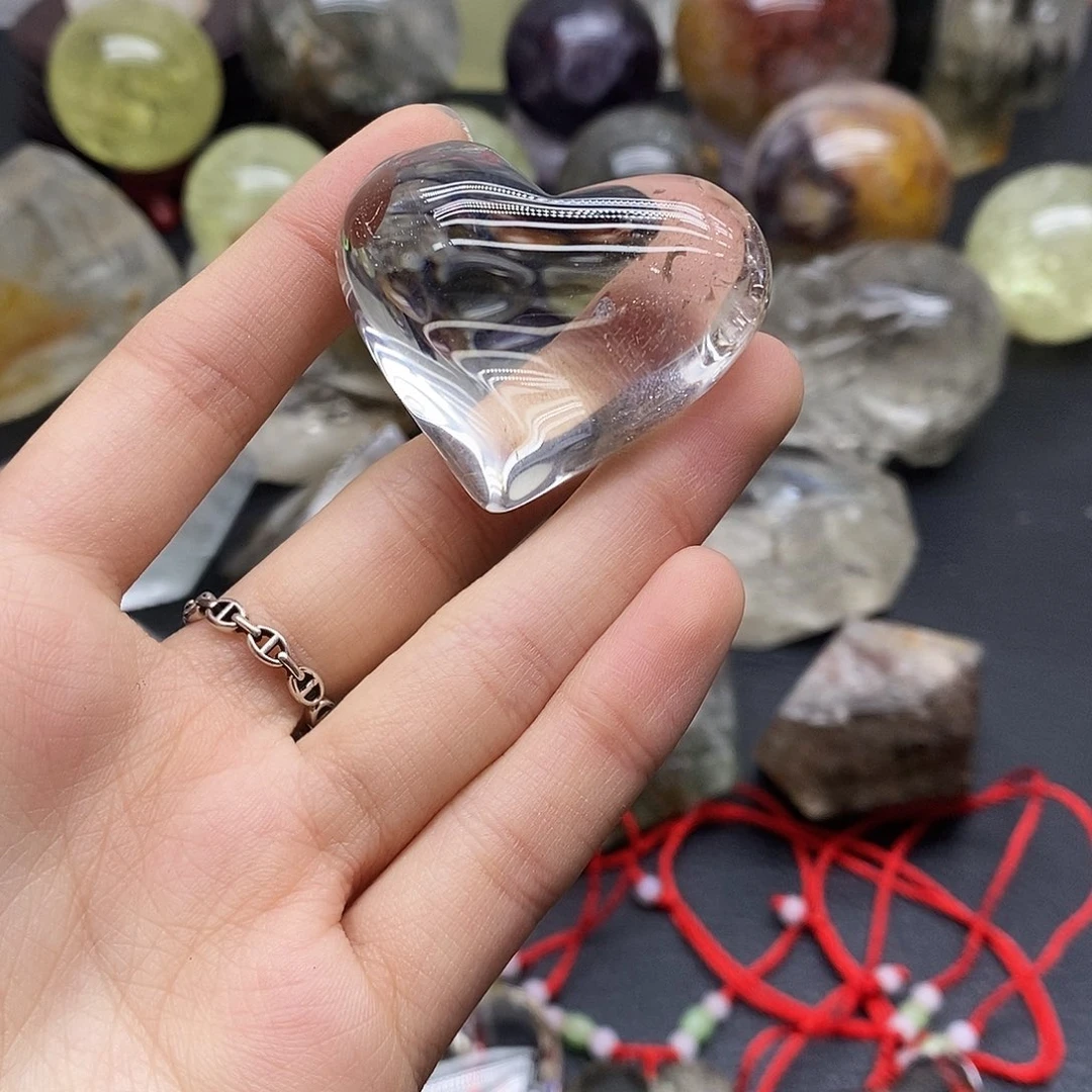 未镶嵌水晶珠宝半成品99水晶石