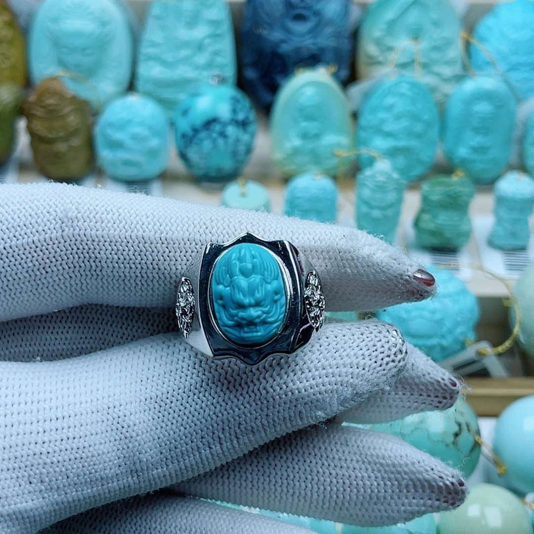 绿松石未镶嵌珠宝奇石