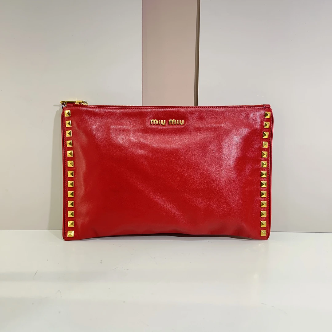 95新 MIU MIU/缪缪 缪缪手拿包 cj5085