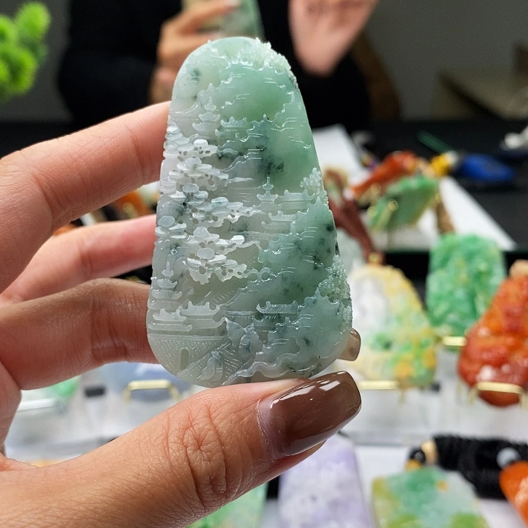 定制翡翠未镶嵌翡翠A货