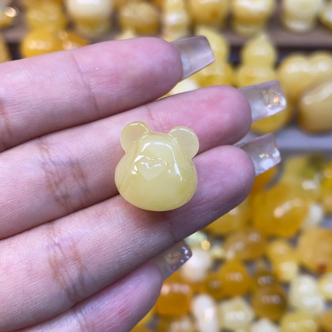 琥珀未镶嵌珠宝奇石