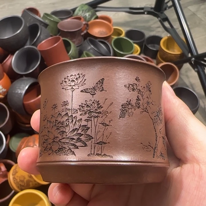茶杯紫砂全手工紫砂