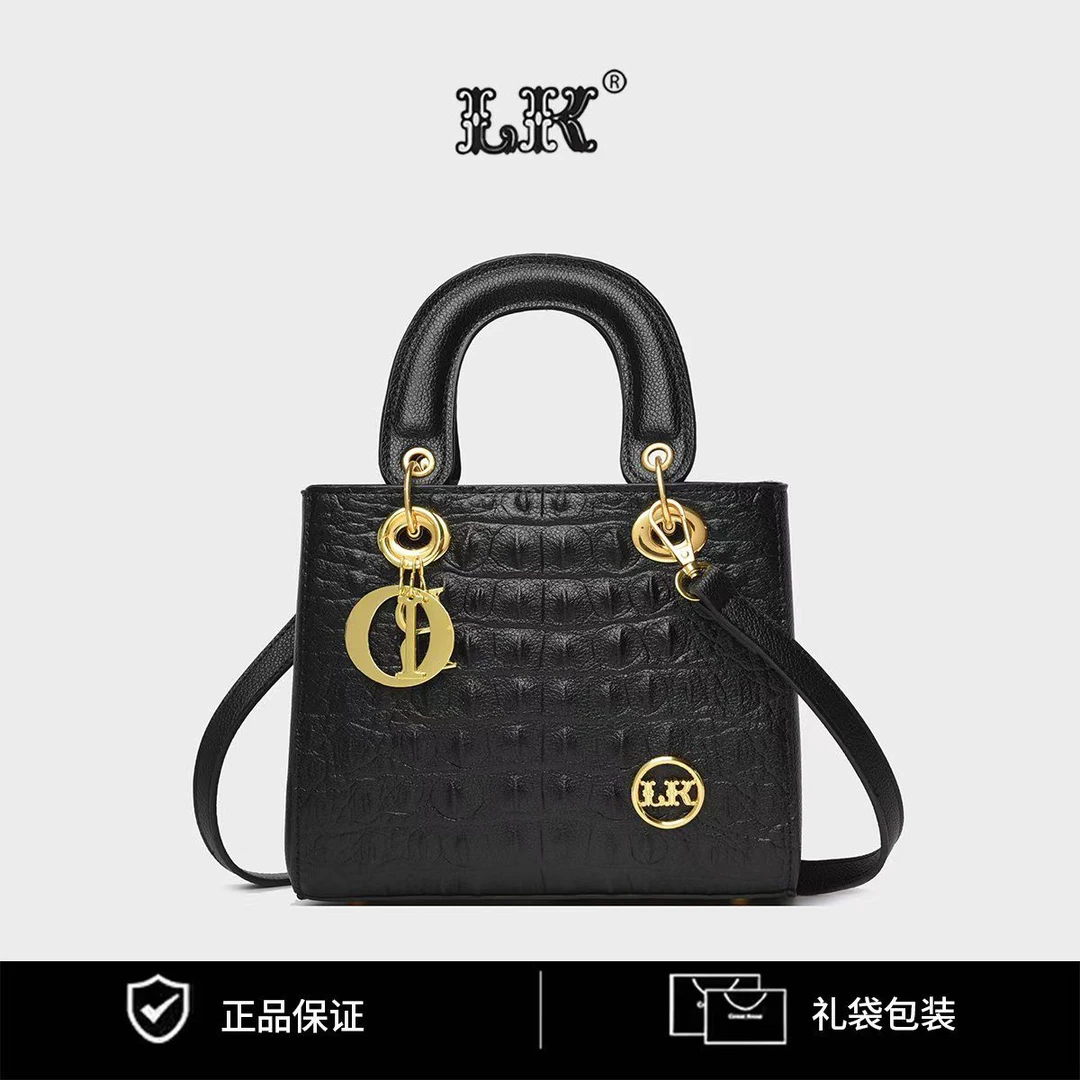 水桶包时尚韩版休闲单肩百搭斜跨简约肩包女士戴妃包