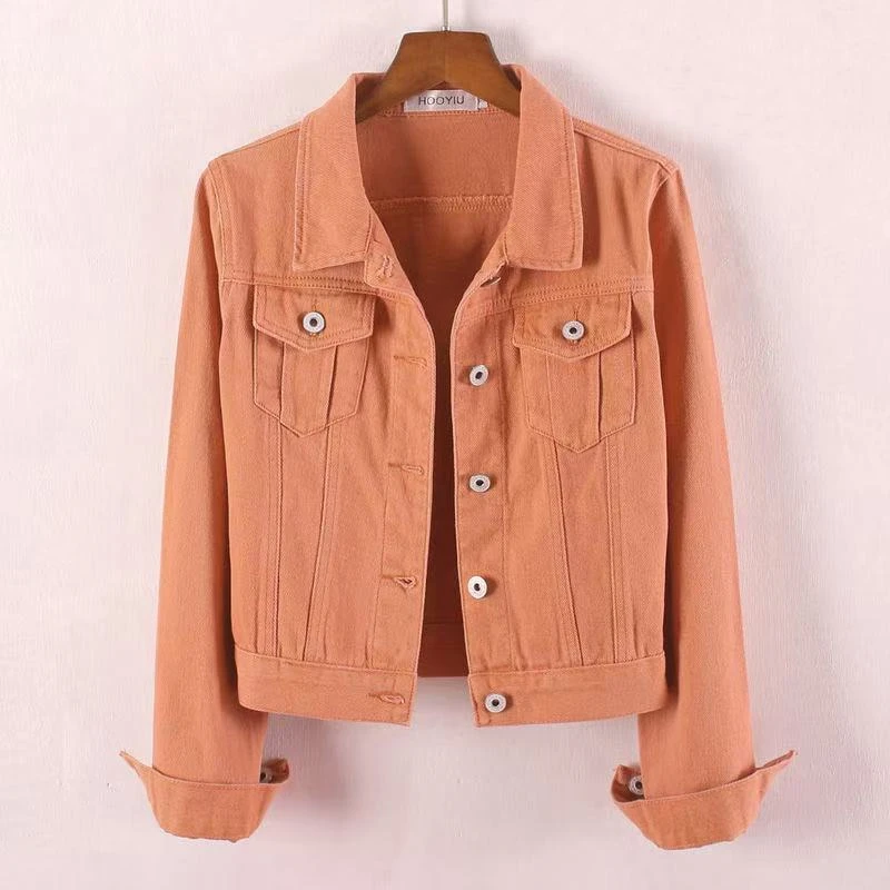 精品牛仔服饰001~100大码重工休闲百搭宽松韩版显瘦潮流春季短款