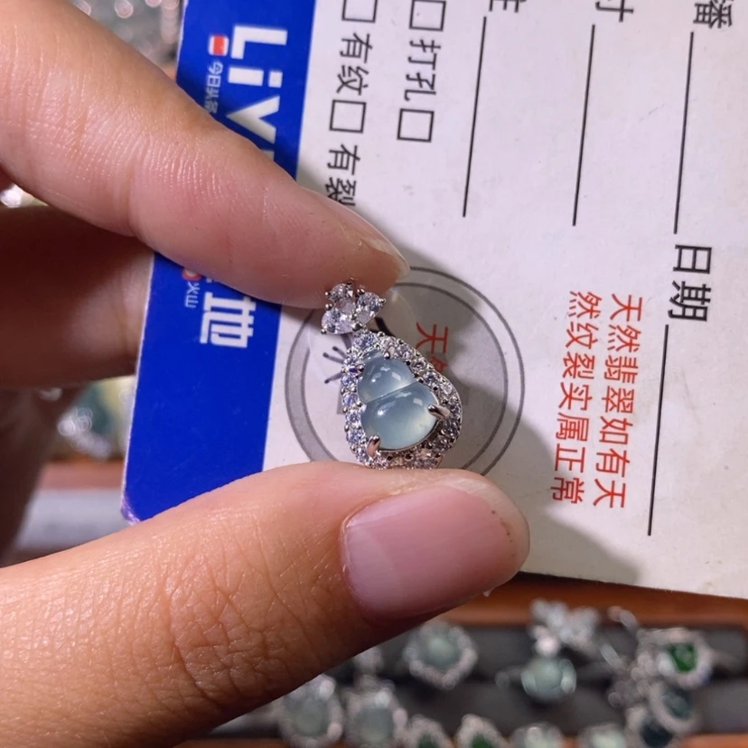 【闪购商品】翡翠未镶嵌颈饰