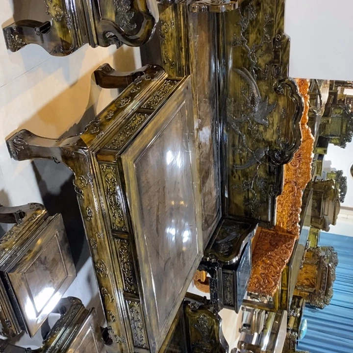 楠木喜上眉梢沙发八件套