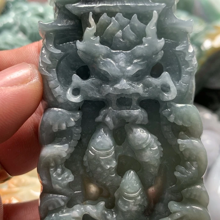 翡翠未镶嵌颈饰保真天然a货翡翠