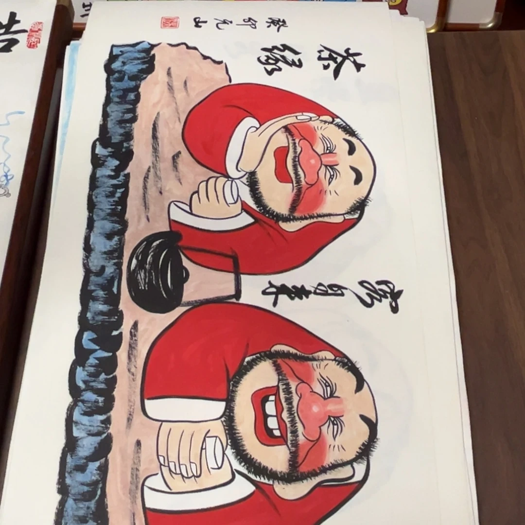 国画纯手绘禅意画作品