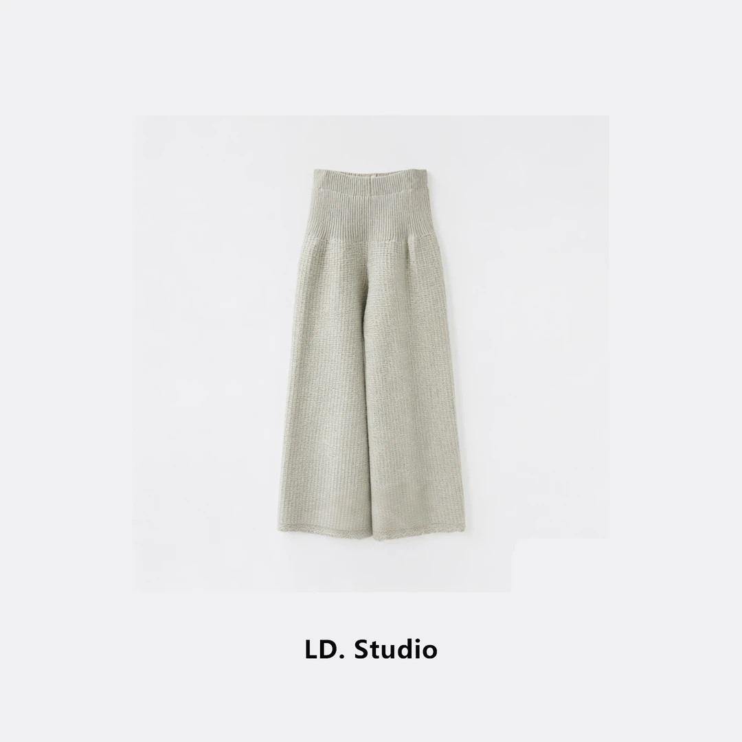 LD.冬季新品森系慵懒风时尚女裤高腰显瘦LDK2003