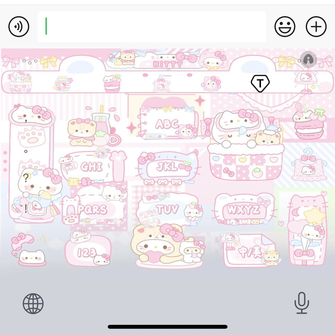 【kitty宝贝】苹果ios安卓百度输入法皮肤带漂浮键盘办公相关服务