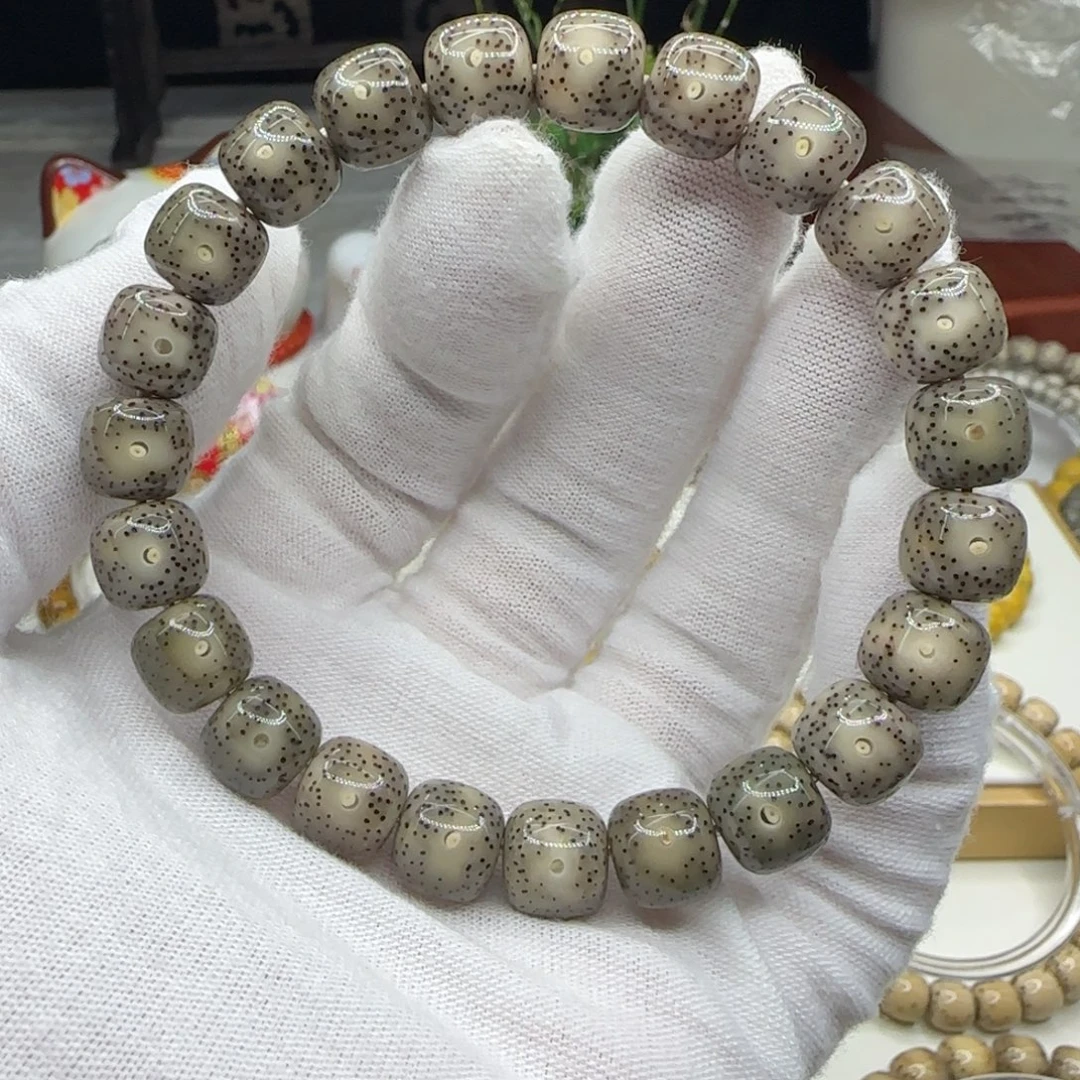 星月菩提手串冰糖10×9一朵果