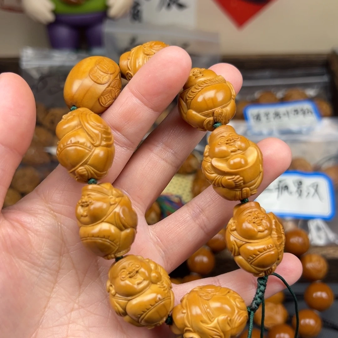 橄榄核手串/手链海派财神