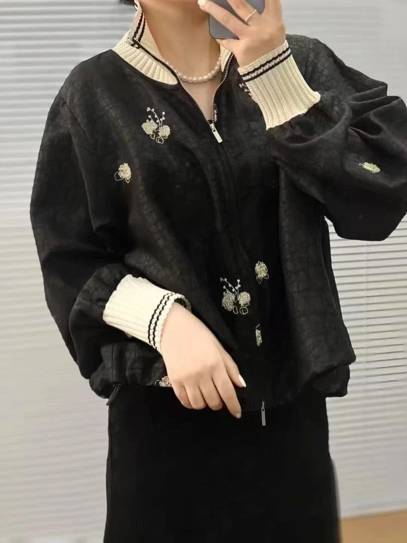 SENBIYAO/森比垚  5211#新中式国风香云纱外套