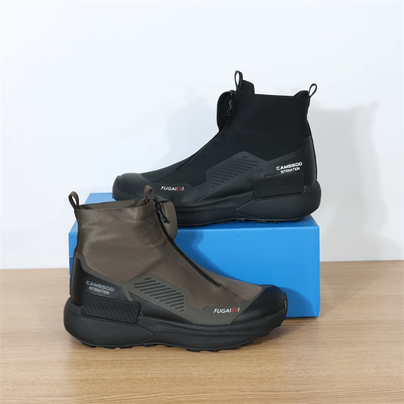 6758 美国美洛轻便软底中帮拉链防寒轻户外工装靴马丁靴男