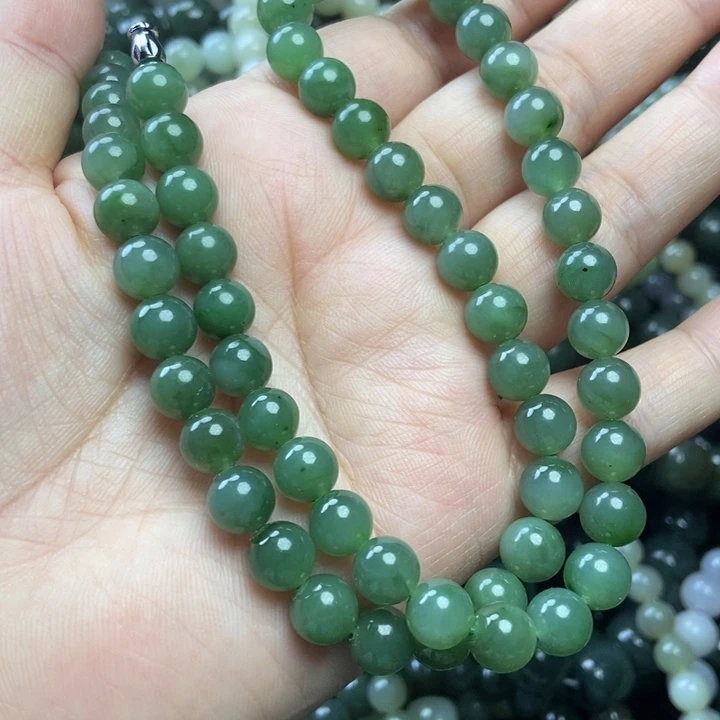 和田玉未镶嵌手链卡8