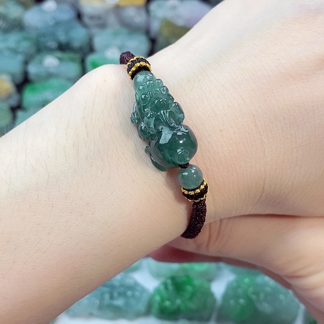 翡翠未镶嵌颈饰天然