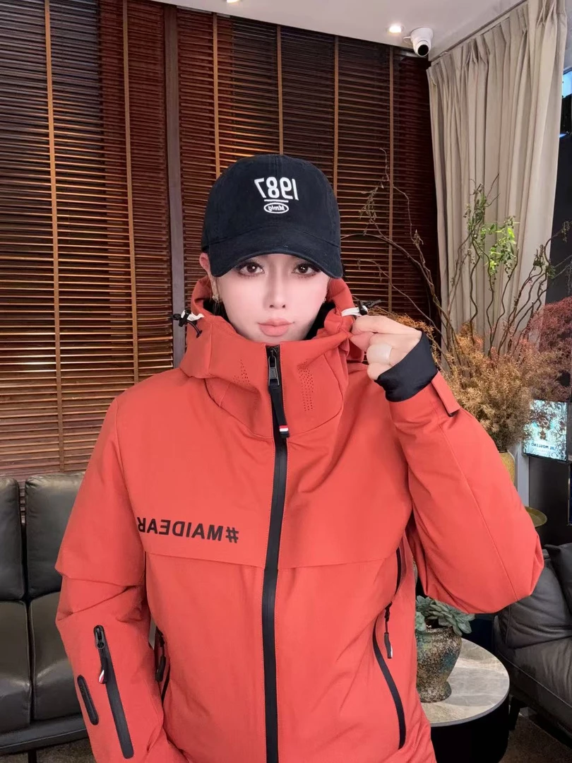 【JDKJ】潮品百搭休闲男士保暖白鸭绒连帽羽绒服设计师男装高级感