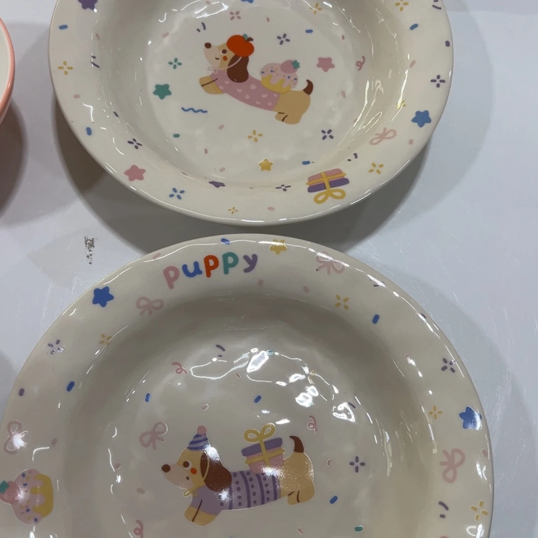 陶摆件高温陶瓷釉下彩微瑕！