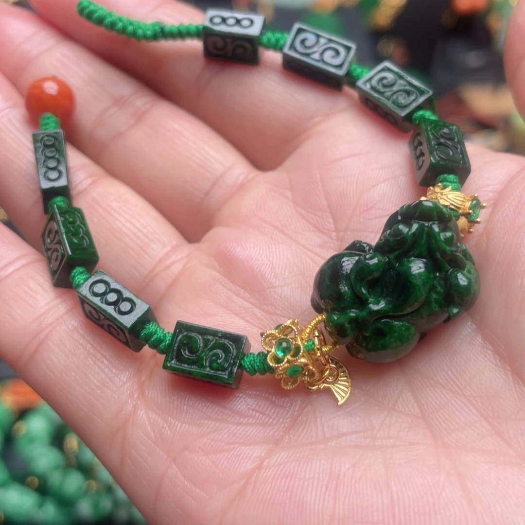 翡翠未镶嵌手链翡翠