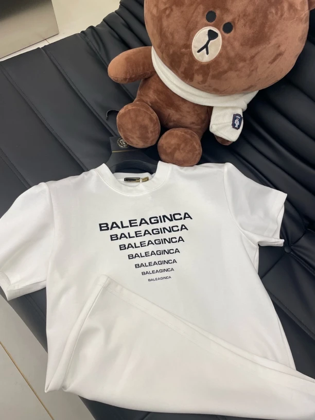 短袖抗起球休闲风印花字母T恤春夏半袖情侣速干百搭