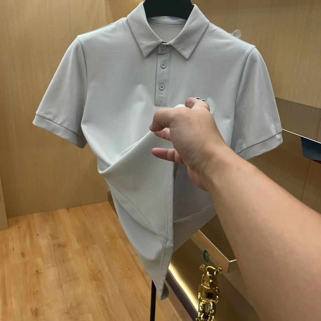 W【25232】春季新款polo衫翻领上衣轻奢男装02-15