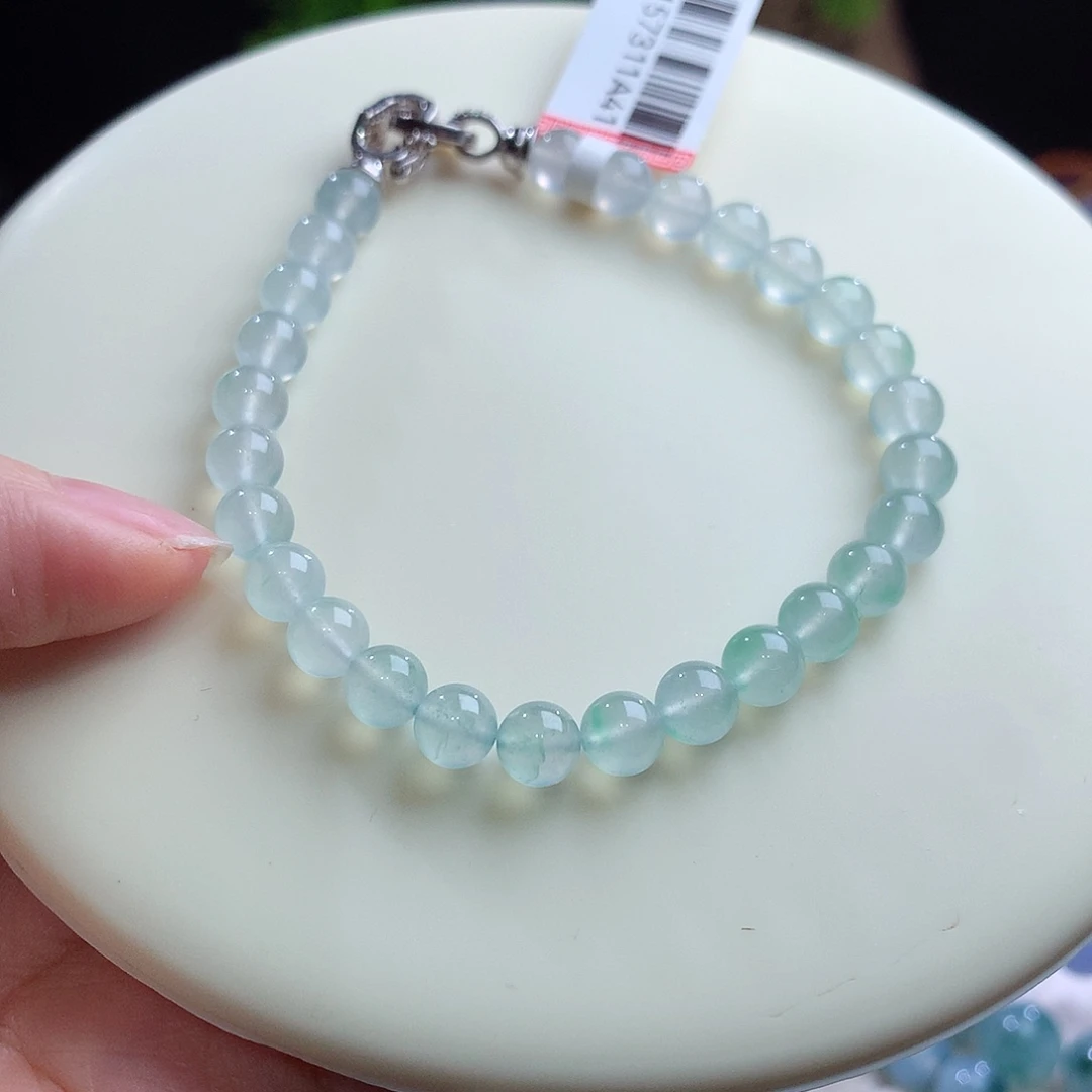 翡翠未镶嵌手链卡6