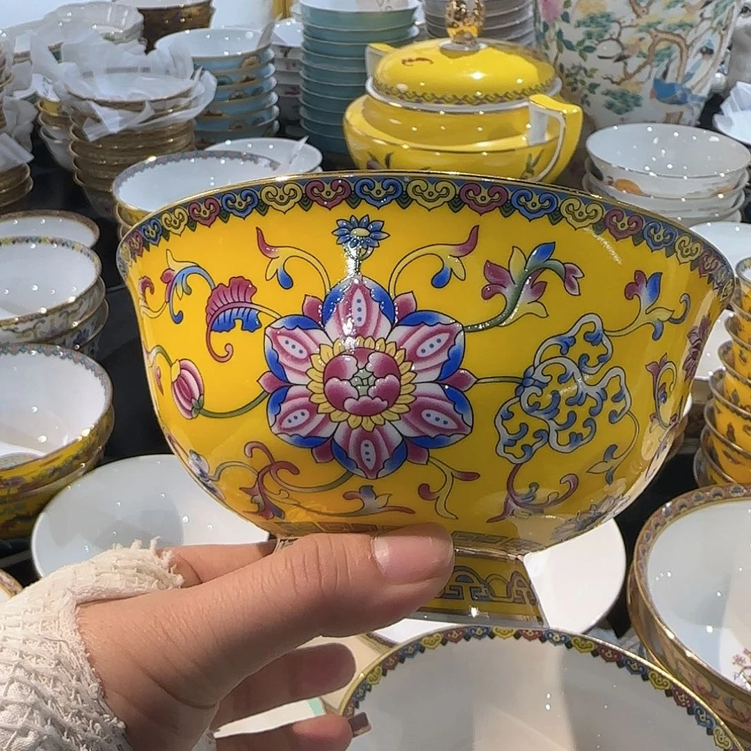 骨瓷骨瓷珐琅彩工艺