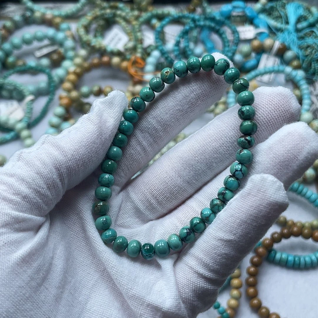 未镶嵌绿松石珠宝奇石5.8