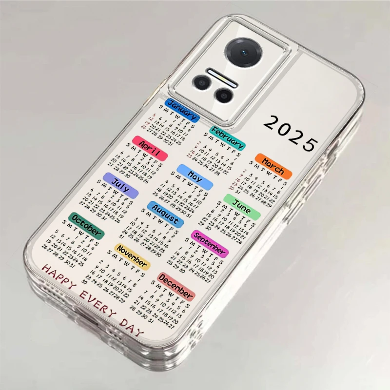 壳学馆新年日历适用荣耀PLAY6TPRO手机壳透明HonorPLAY6T软PLAY6C