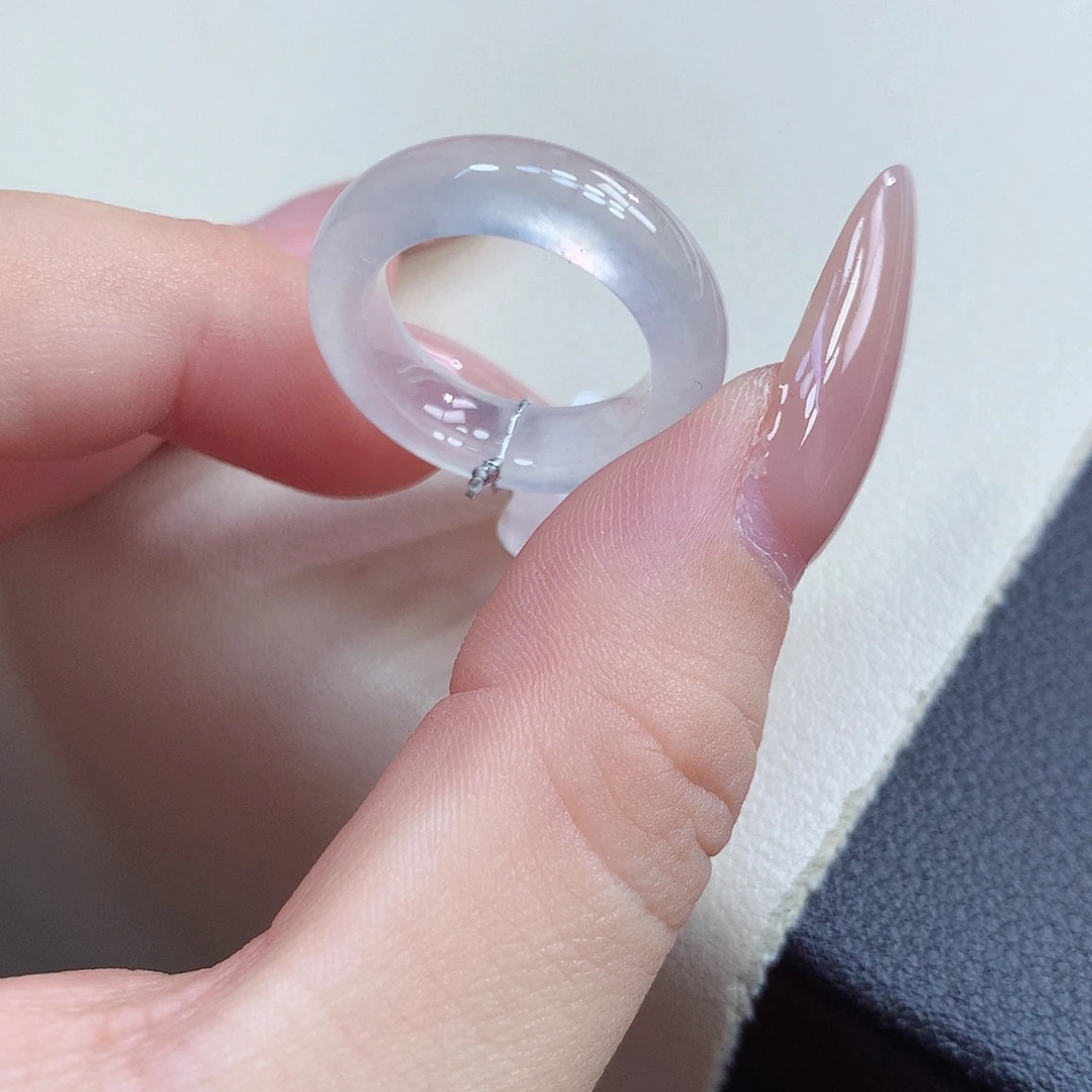 翡翠未镶嵌戒指10号