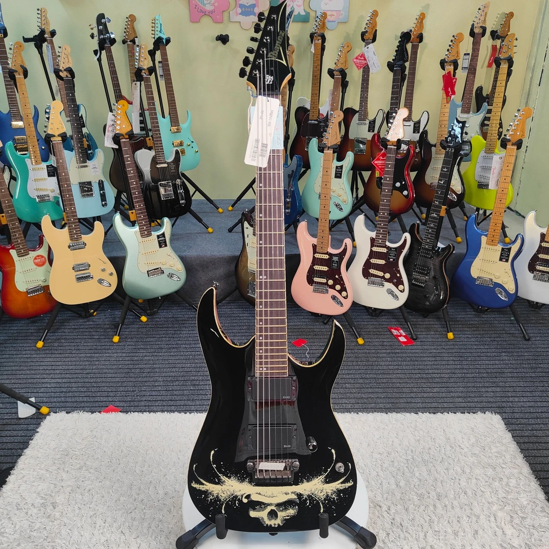 特价微瑕ibanez依斑娜MBM1-BK黑色电吉他