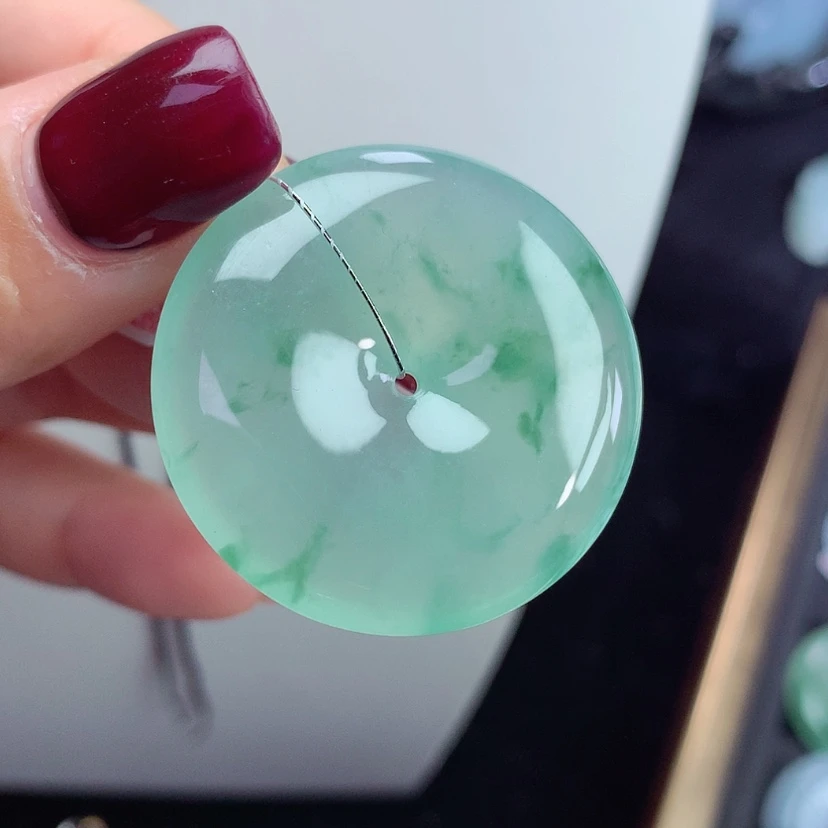 【闪购商品】颈饰未镶嵌翡翠尺寸33.7-6.3