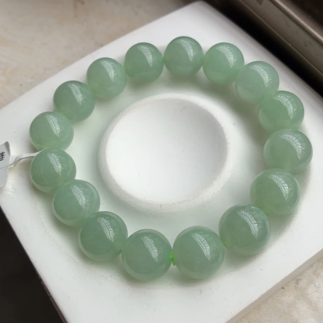 翡翠未镶嵌颈饰翡翠天然A货手串