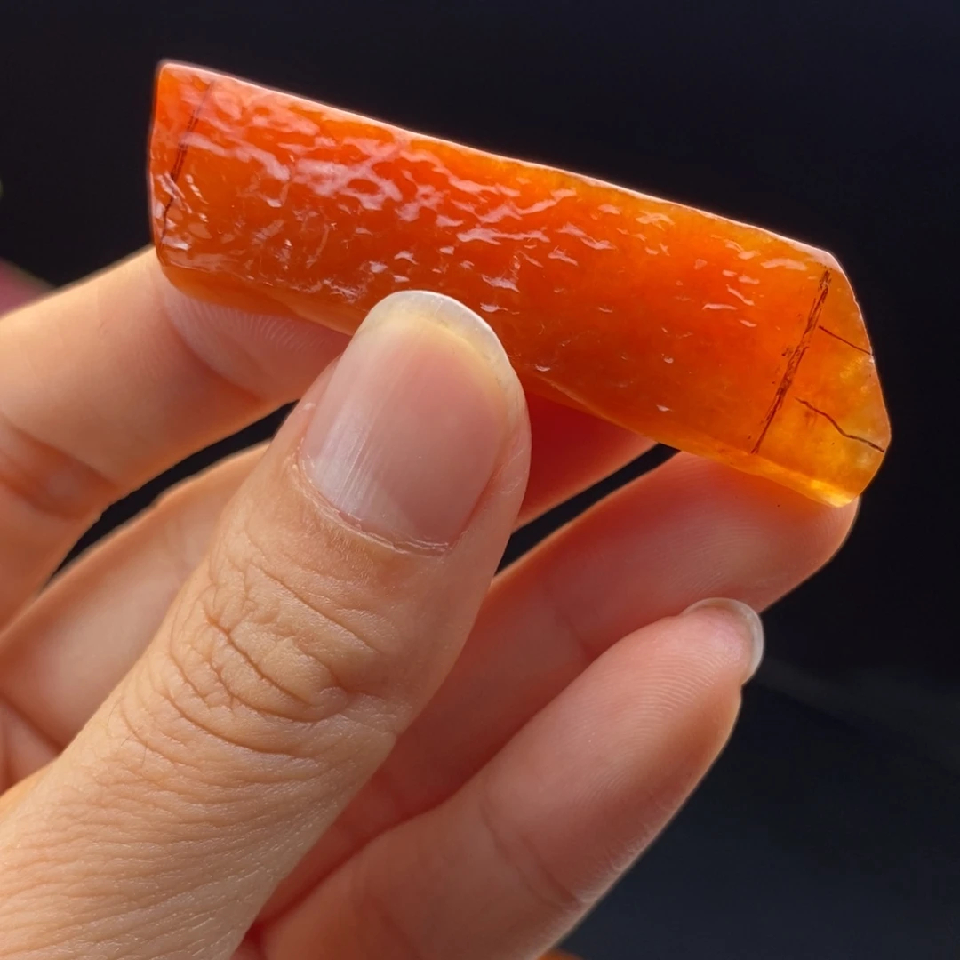 定制翡翠未镶嵌天然红翡包工