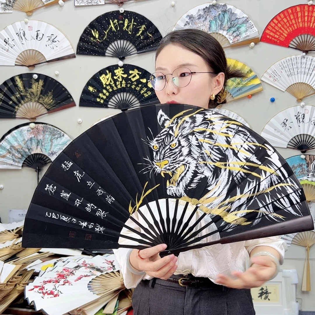 书法书法 10寸 黑檀 手写手绘 默认粘好