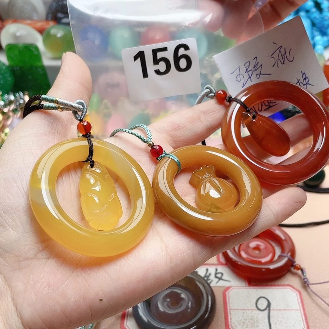 合金颈饰玛瑙/玉髓初*