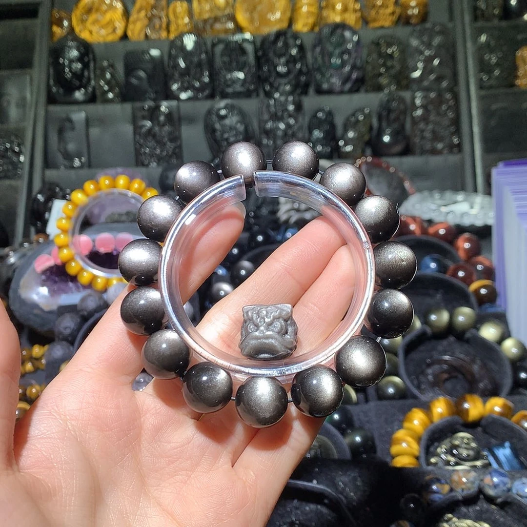 黑曜岩手链未镶嵌s**s