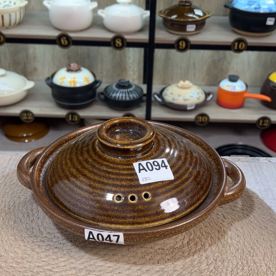 【闪购商品】1升粗陶砂锅微瑕疵品047
