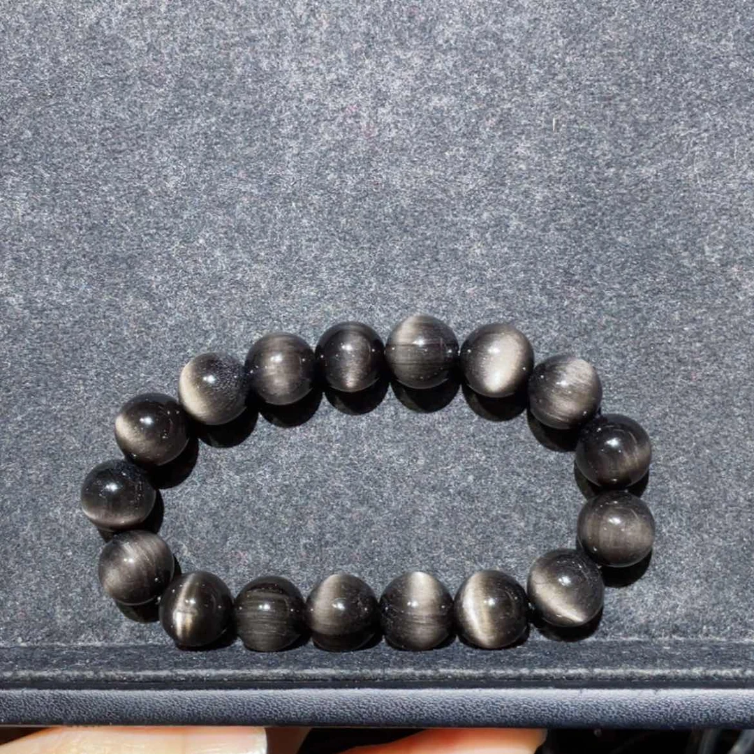 【闪购商品】黑曜岩手链未镶嵌沉*