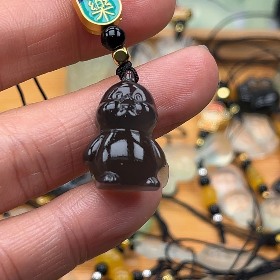 花***忧蛇纹石玉未镶嵌其他挂件