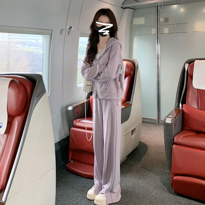 2025超火运动卫衣两件套装2025新款女装早秋装韩系休闲穿搭一整套