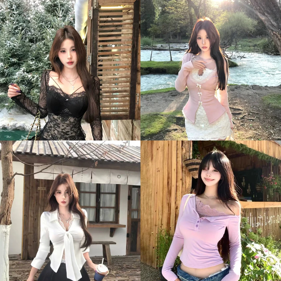 辣妹纯欲风修身性感百搭上衣爆款持续上新中组合链接【编码61-100】