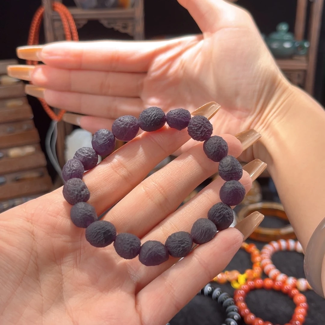 玛瑙/玉髓珠串未镶嵌_****∵