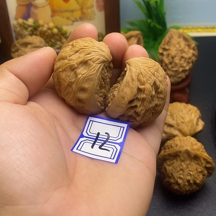 逆***鳞文玩核桃把件蛇头