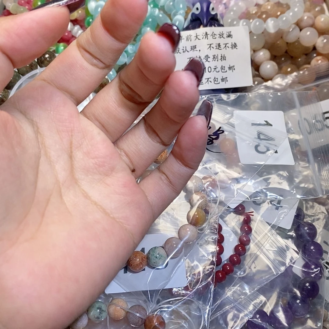 【闪购商品】水晶手链银S925镶嵌紫祖母091