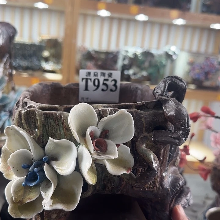 花瓶紫砂景德镇陶瓷花盆953